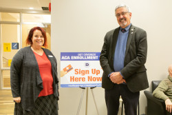 Sen. Kearney hosted an ACA sign-up event on December 3rd at the Newtown Library in Delaware County.
