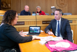 Senator Steve Santarsiero hosts an ACA enrollment event in Sellersville on December 10, 2019.
